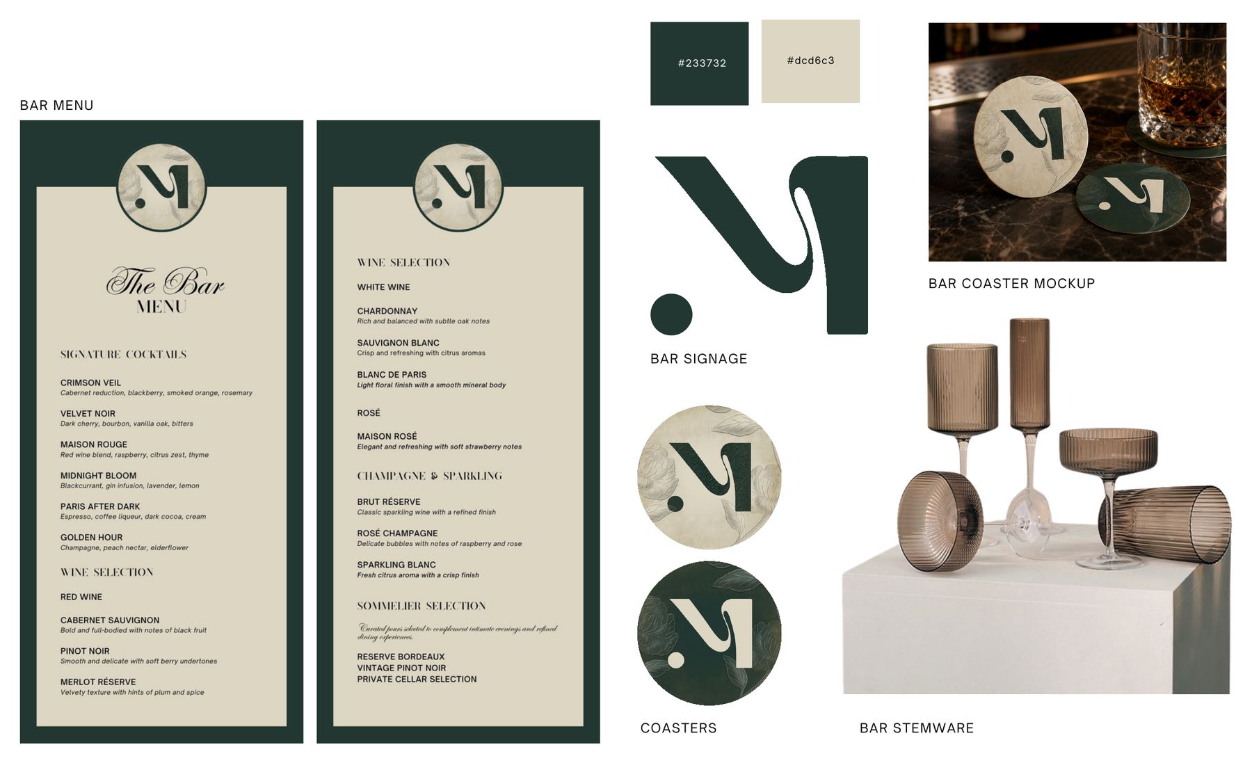 Mehr bar branding package